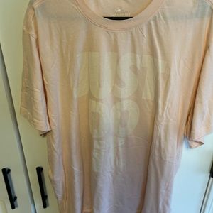 Nike Just Do It Pink T-shirt XXL